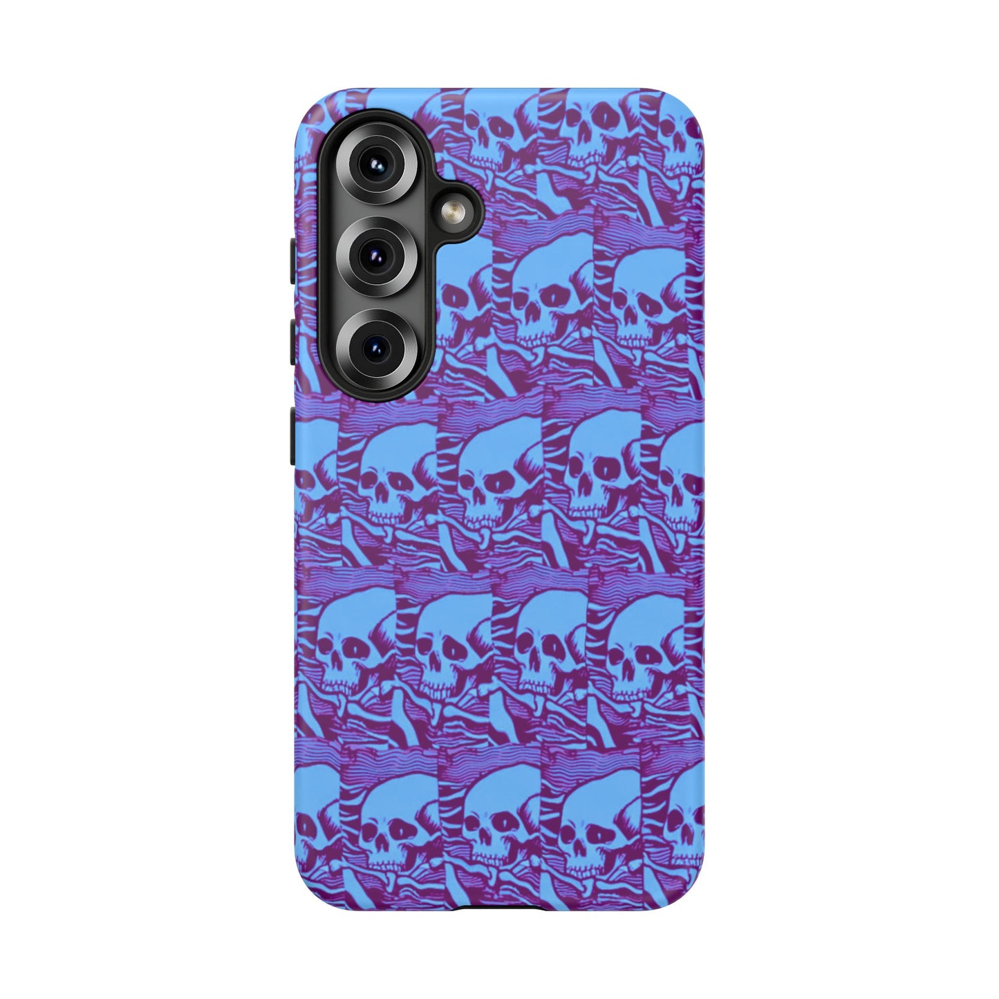 Phone Cases - Cool Blue Pile of Bones