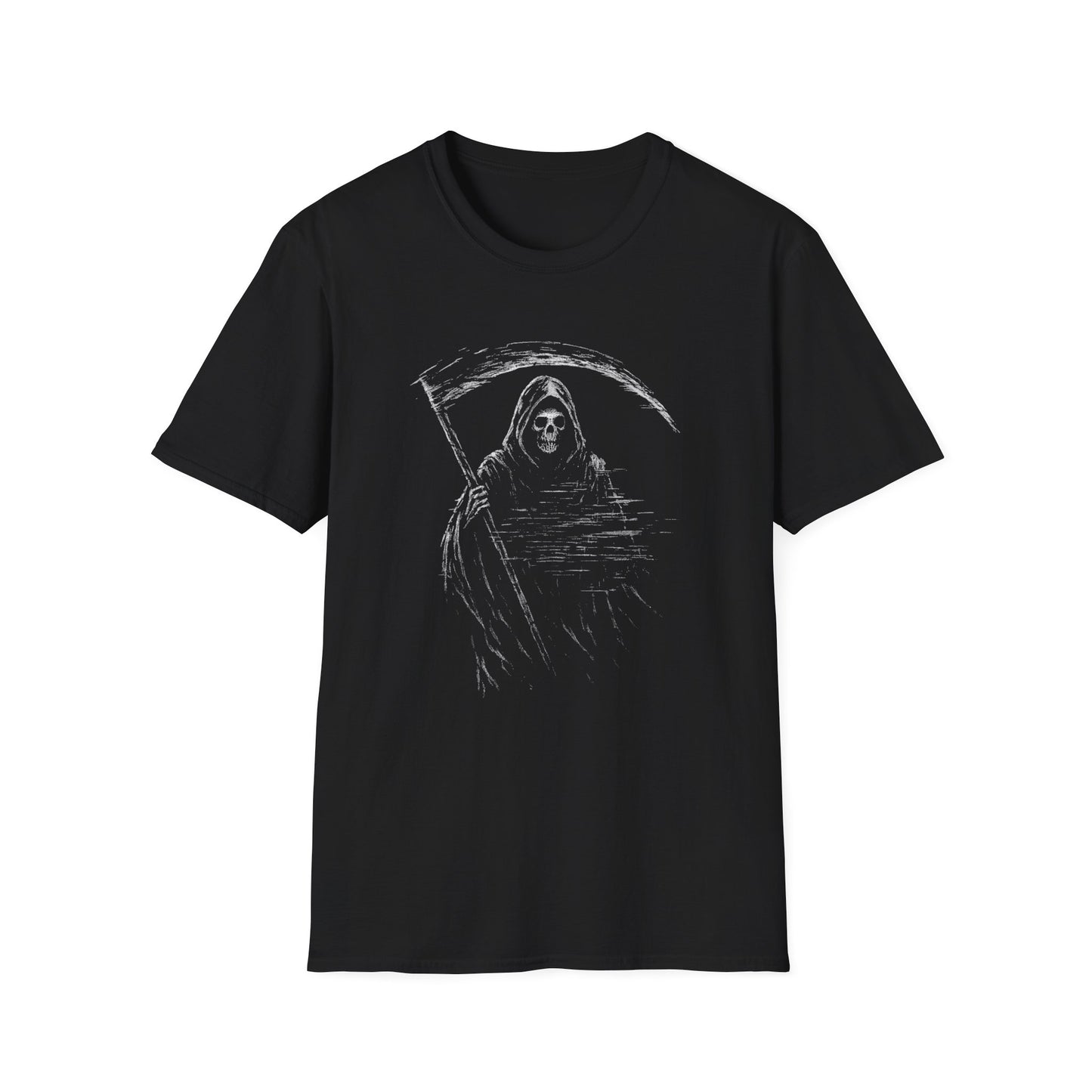 Glitch Reaper – Horror Glitched Grim Reaper T-Shirt - NecroGrip