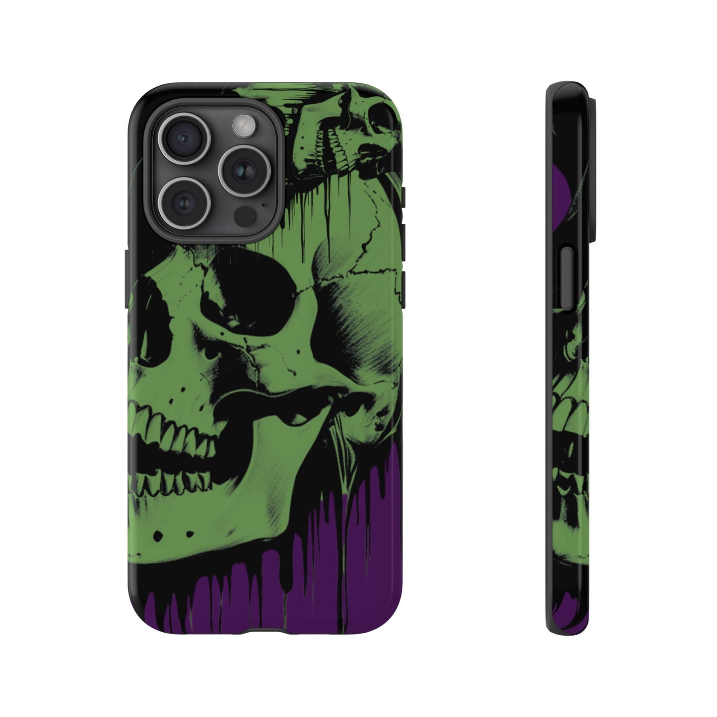 Macabre Skull - Gothic Art Phone Case - NecroGrip