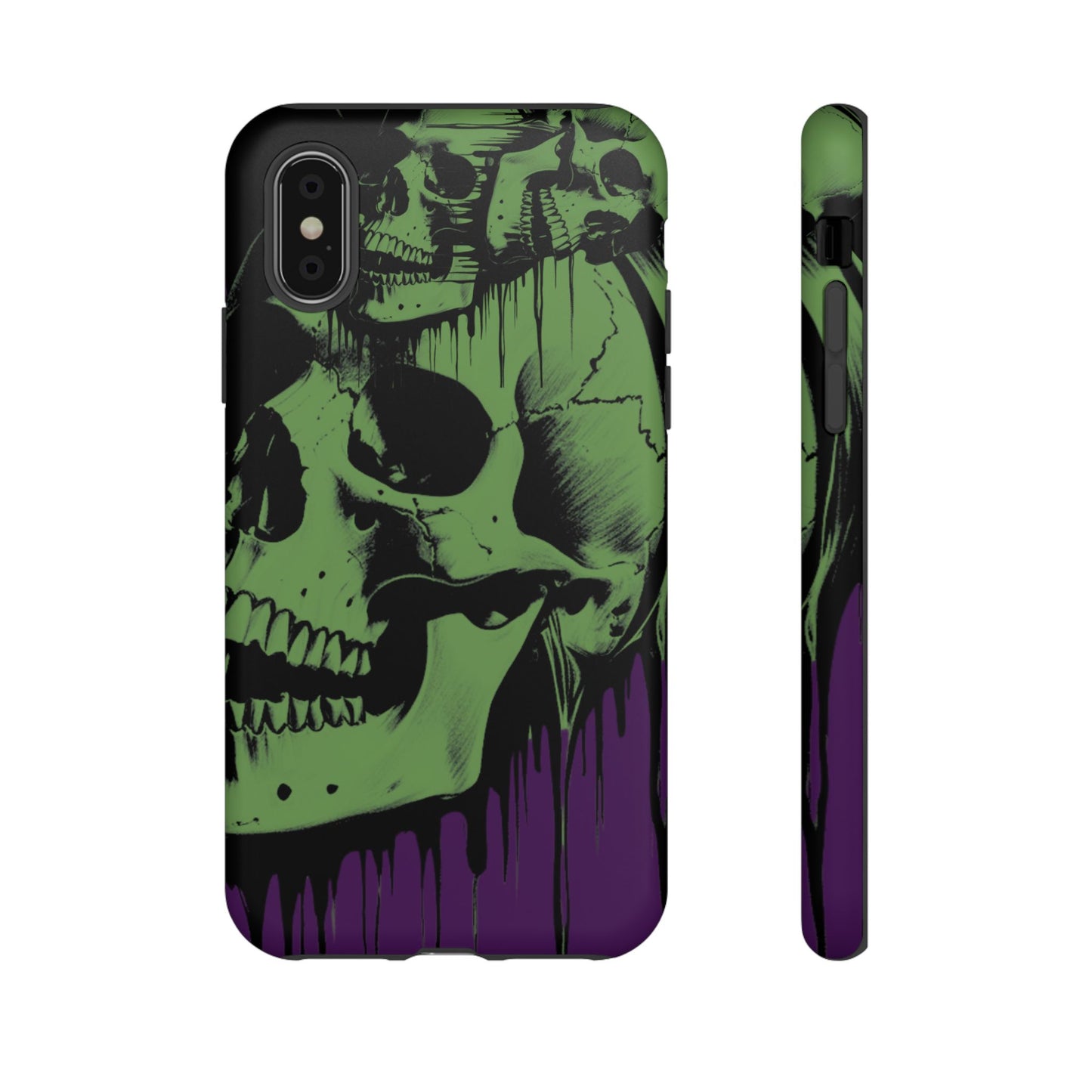 Macabre Skull - Gothic Art Phone Case - NecroGrip