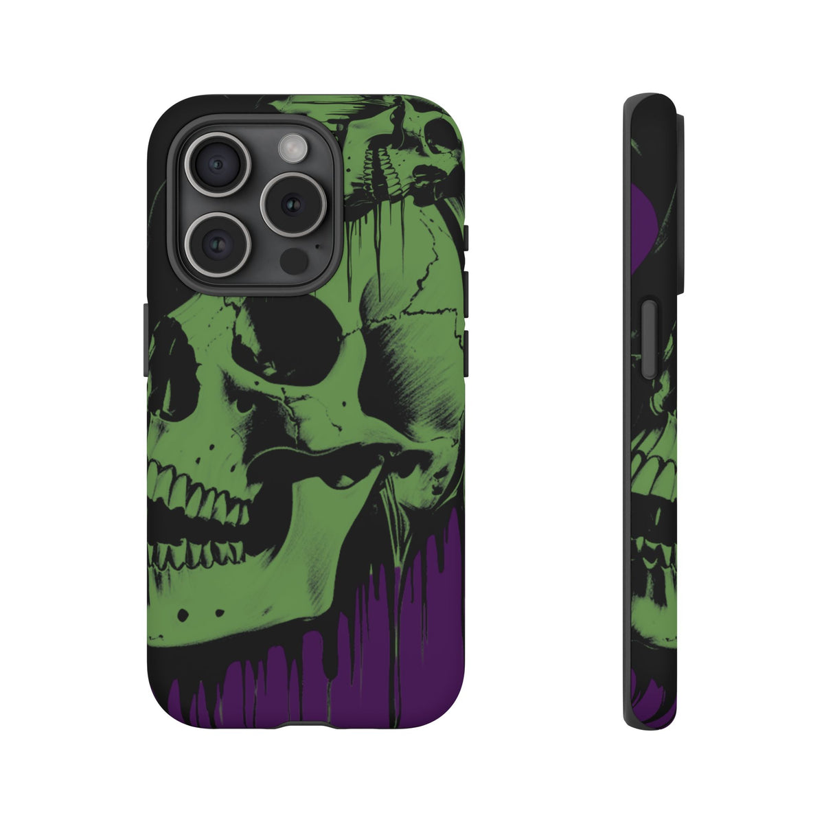 Macabre Skull - Gothic Art Phone Case - NecroGrip