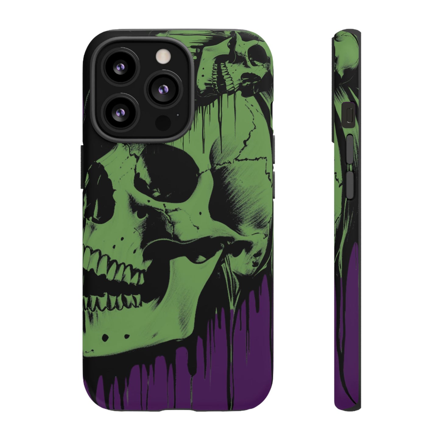 Macabre Skull - Gothic Art Phone Case - NecroGrip