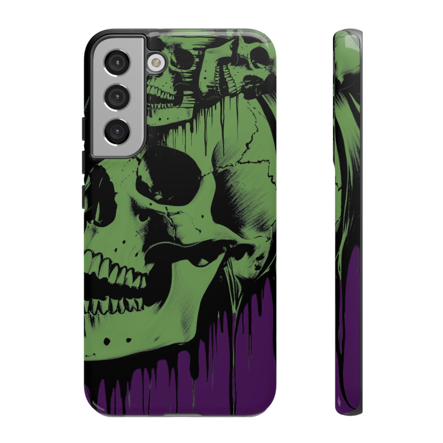 Macabre Skull - Gothic Art Phone Case - NecroGrip