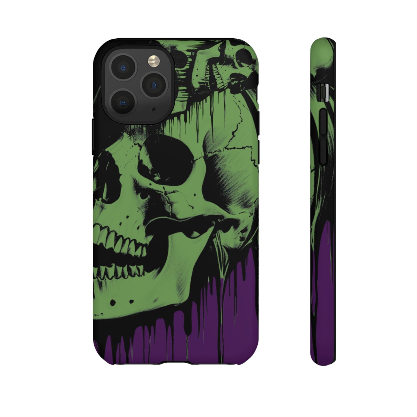 Macabre Skull - Gothic Art Phone Case - NecroGrip