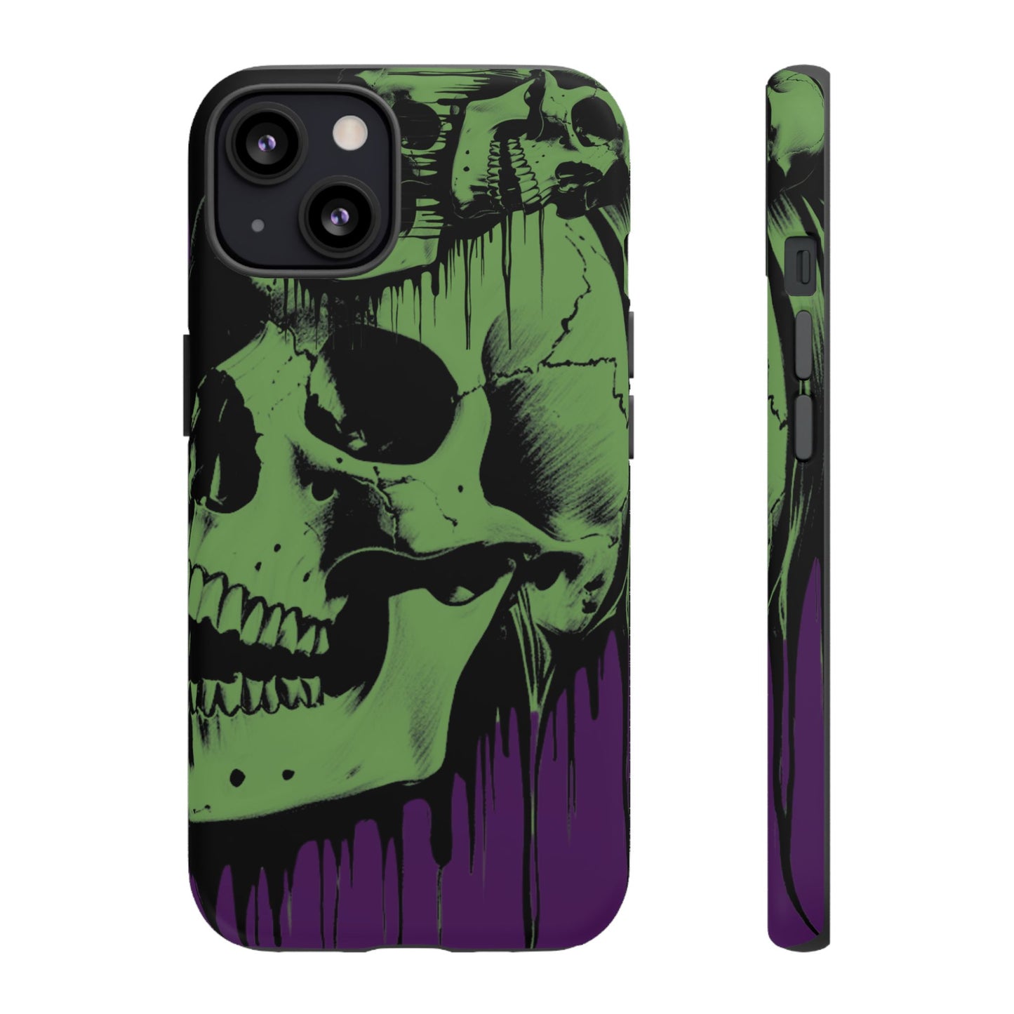 Macabre Skull - Gothic Art Phone Case - NecroGrip