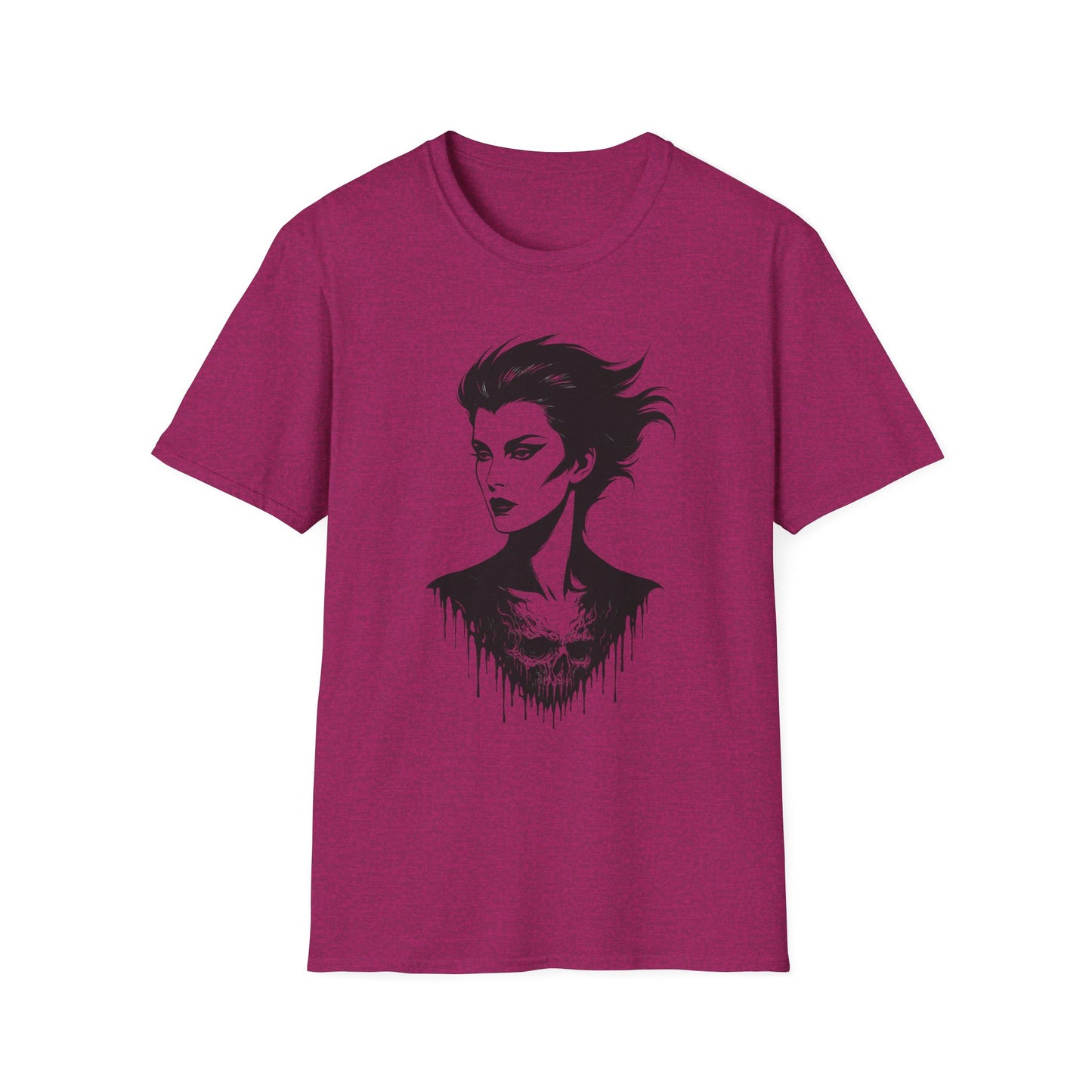 Dead Looks – Gothic Femme Skull Drip T-Shirt - NecroGrip