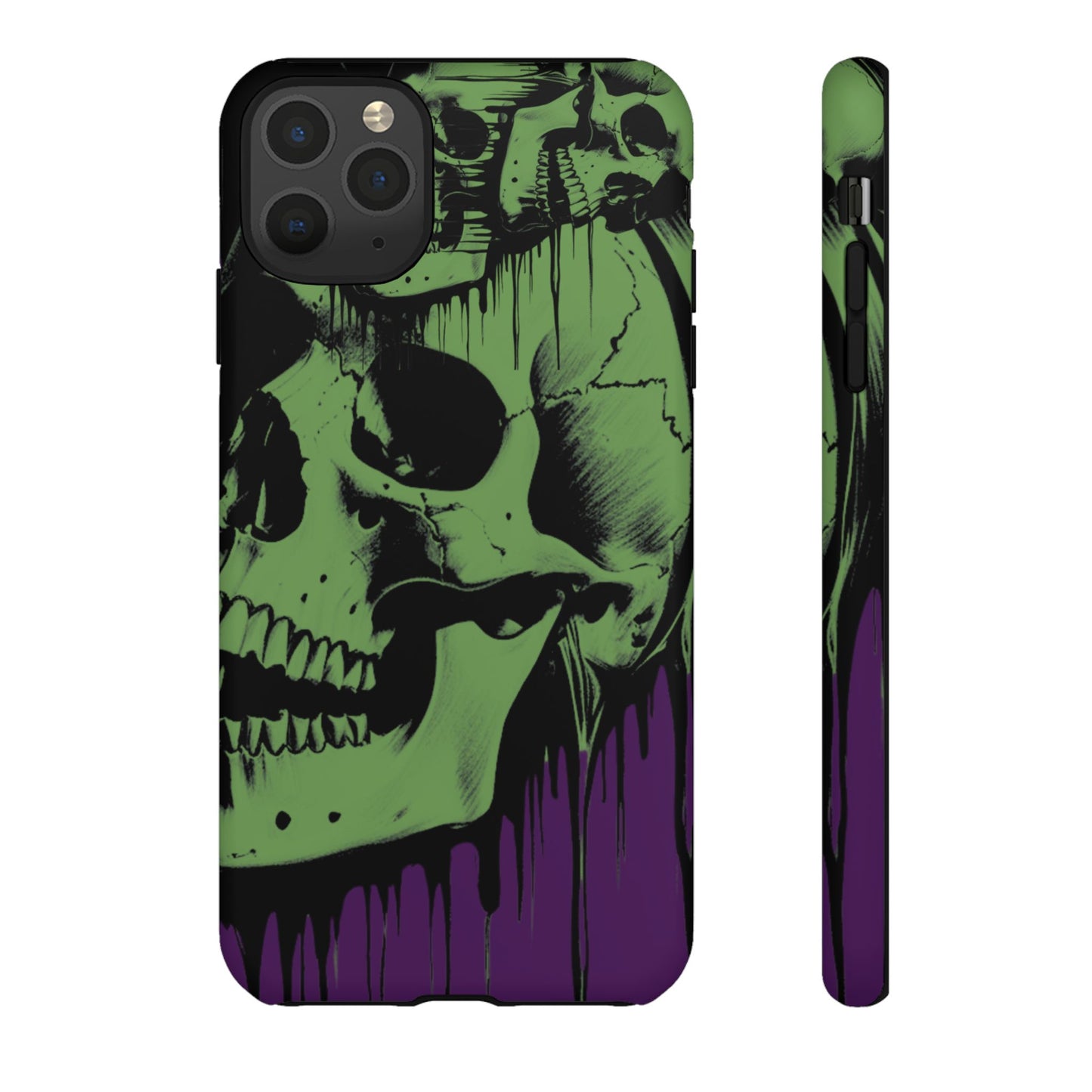 Macabre Skull - Gothic Art Phone Case - NecroGrip