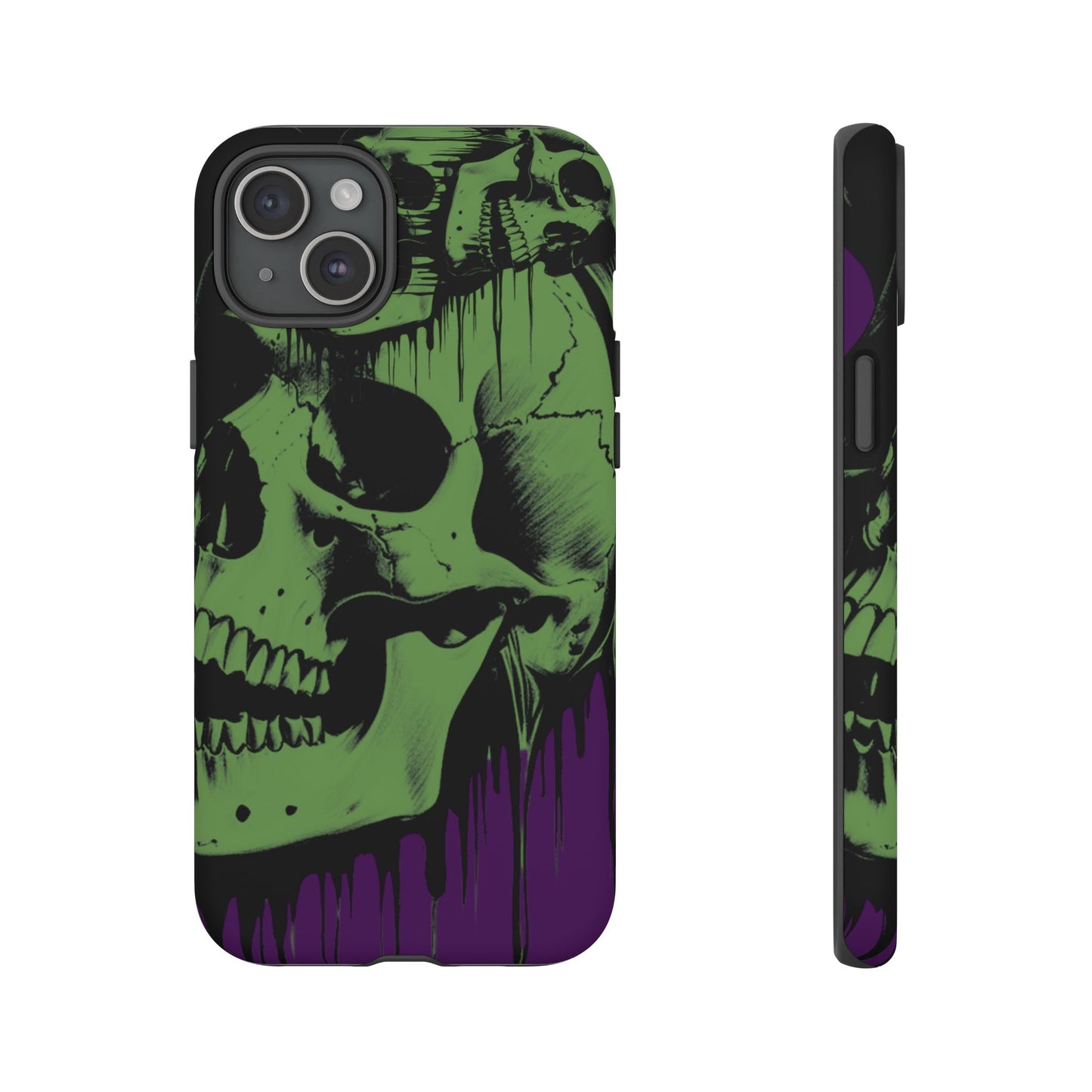 Macabre Skull - Gothic Art Phone Case - NecroGrip