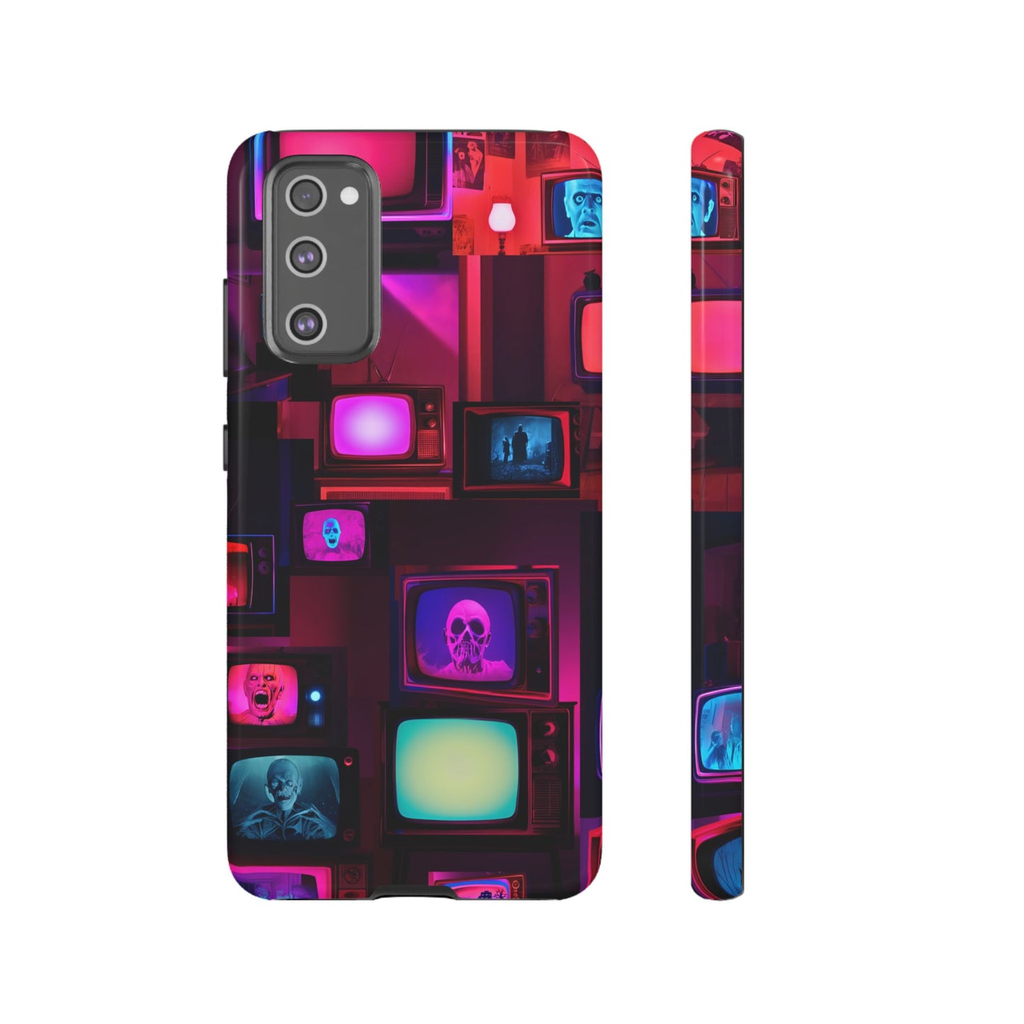 Haunted Broadcast – Glowing Television Tough Case - NecroGrip