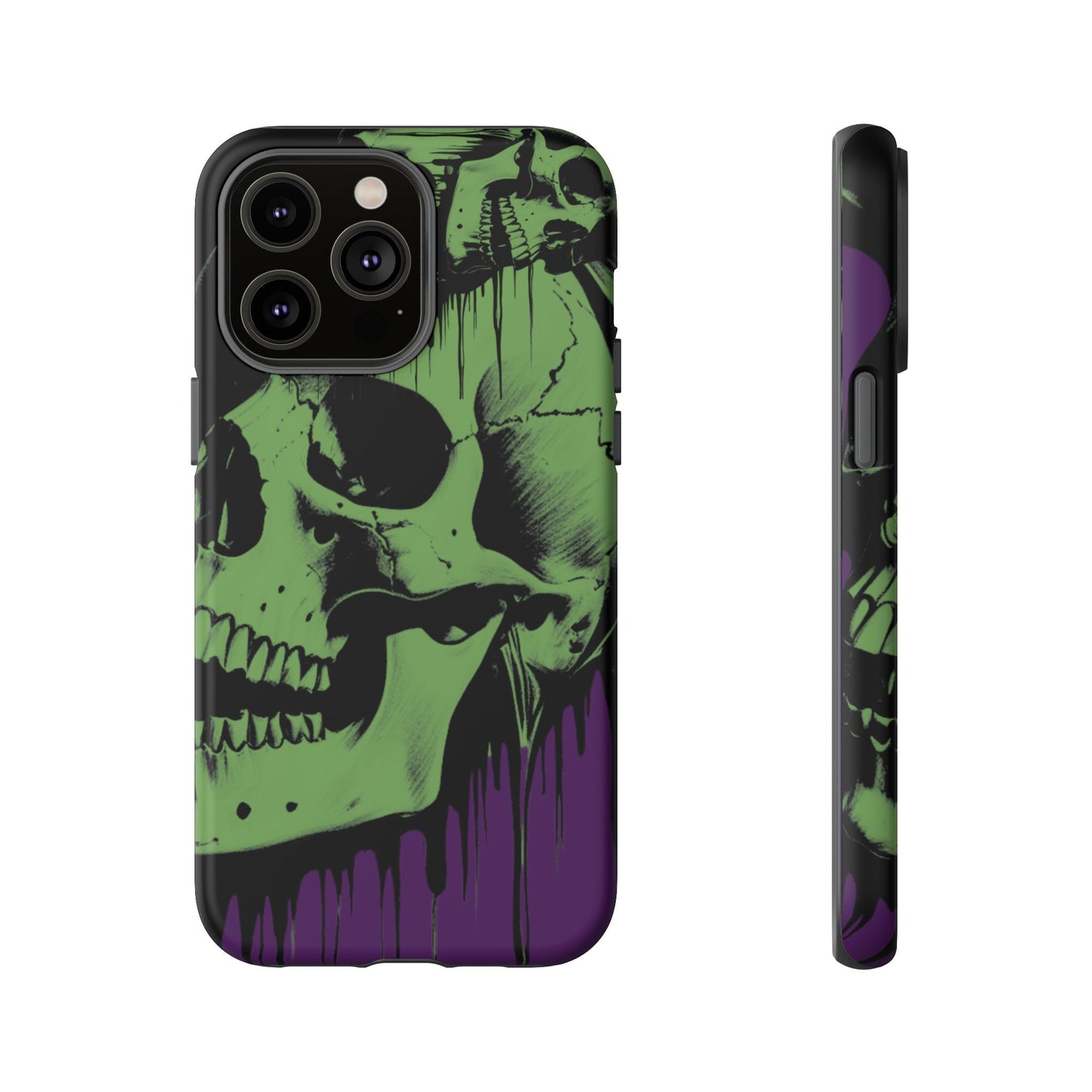 Macabre Skull - Gothic Art Phone Case - NecroGrip
