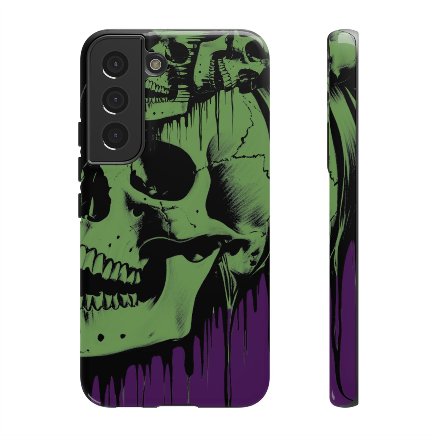 Macabre Skull - Gothic Art Phone Case - NecroGrip