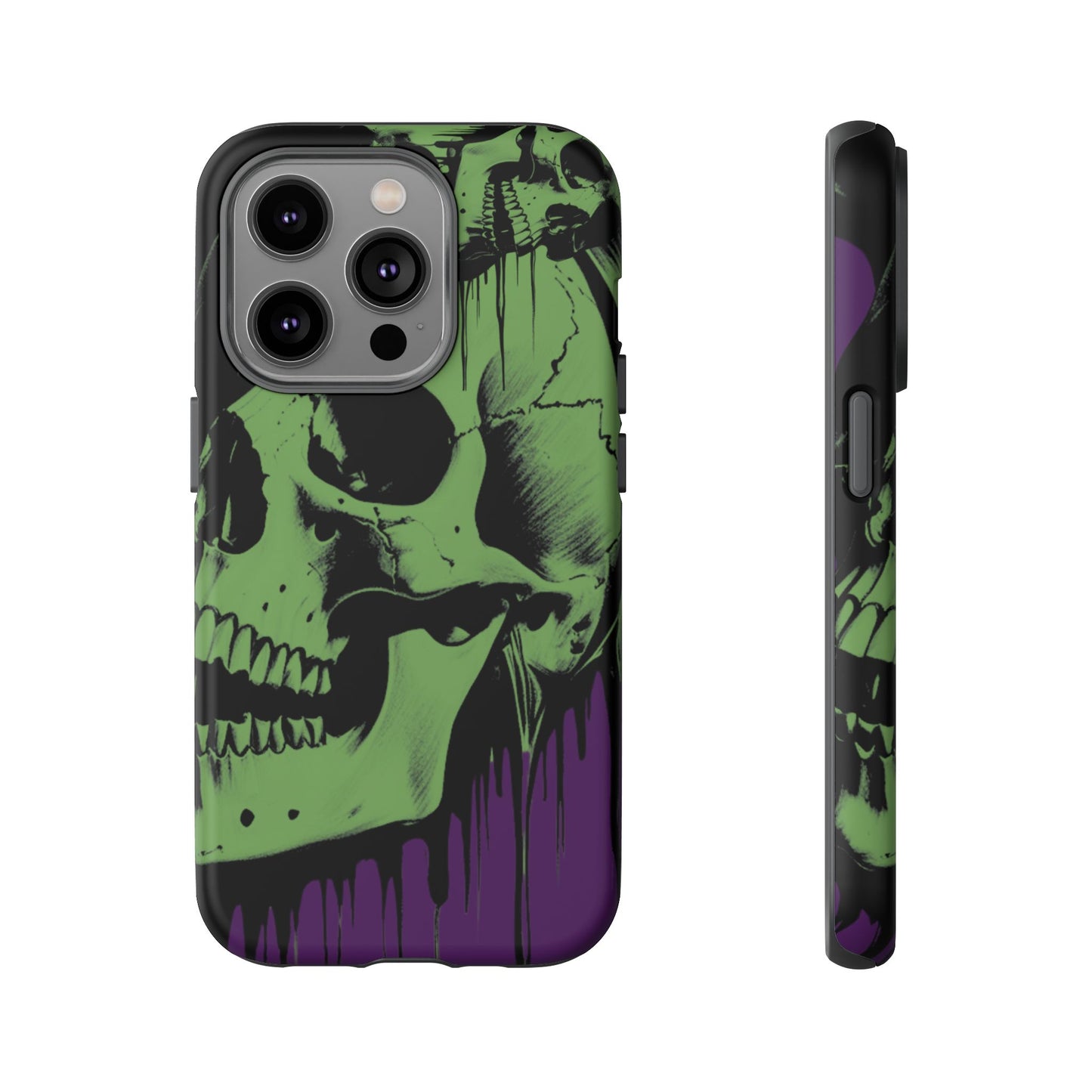 Macabre Skull - Gothic Art Phone Case - NecroGrip