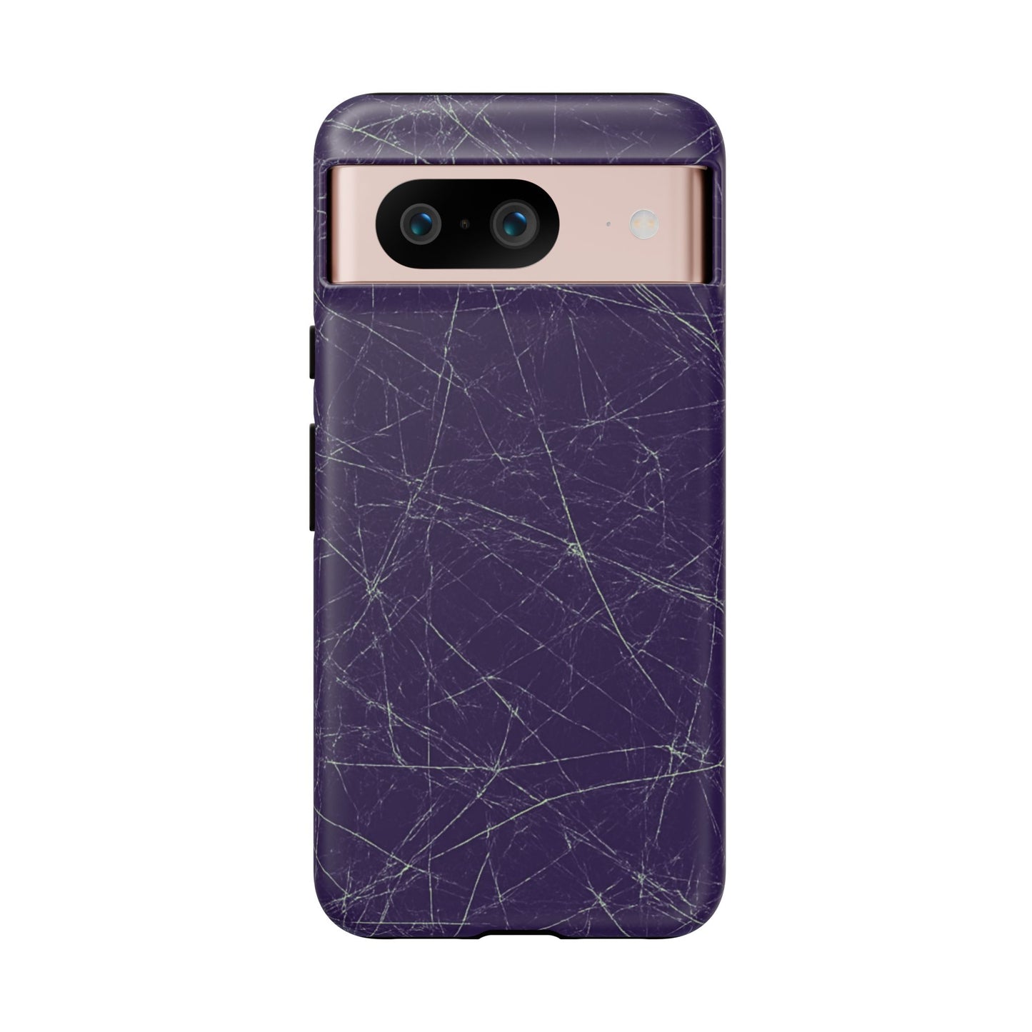 Fragmented impact-resistant phone case with cracked-glass design by NecroGrip.