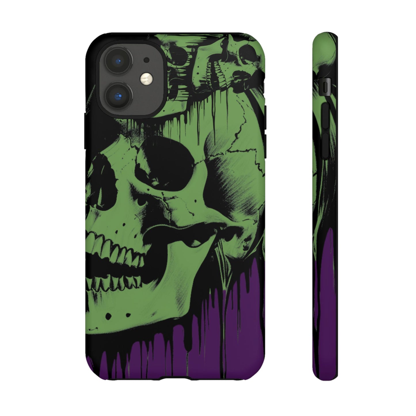 Macabre Skull - Gothic Art Phone Case - NecroGrip