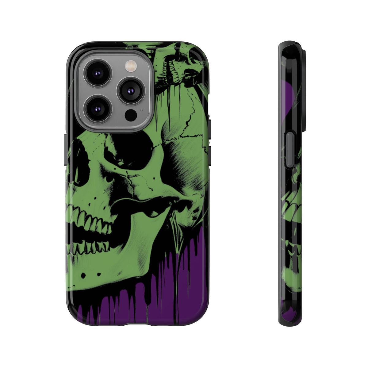 Macabre Skull - Gothic Art Phone Case - NecroGrip
