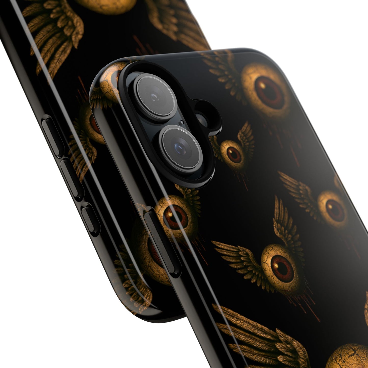 WINGS OF THE WATCHER – Impact-Resistant Tough Phone Case for iPhone, Google, & Samsung | NecroGrip