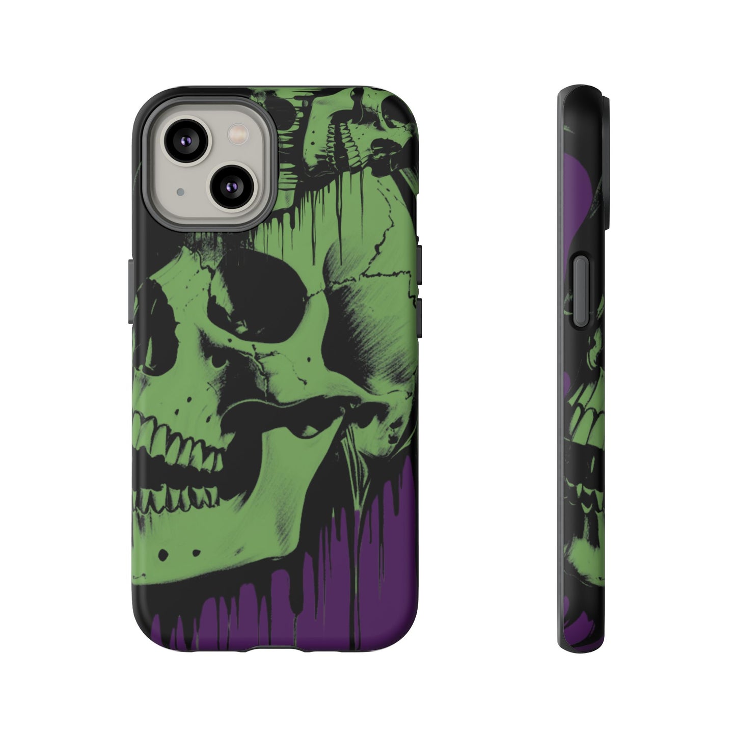 Macabre Skull - Gothic Art Phone Case - NecroGrip