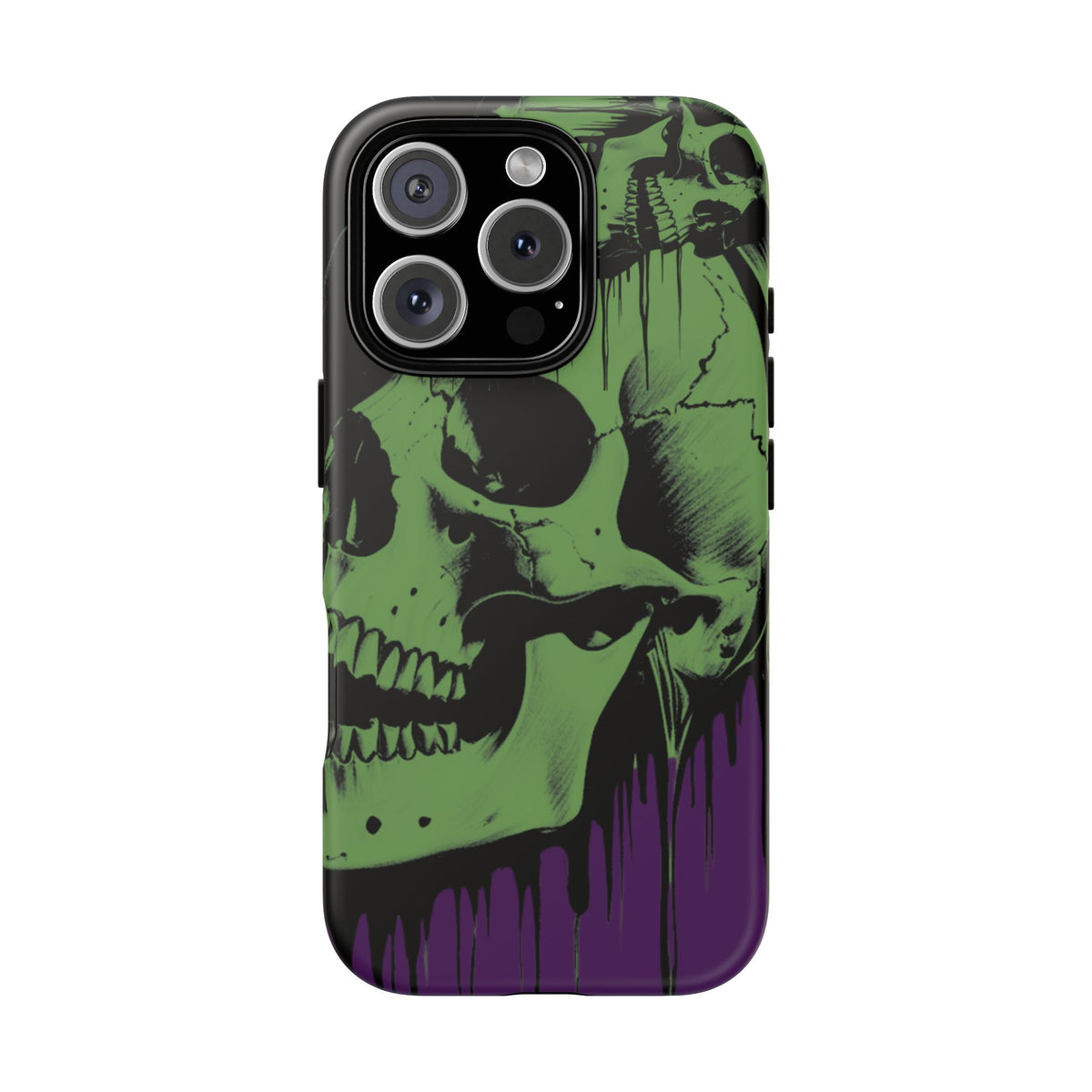 Macabre Skull - Gothic Art Phone Case - NecroGrip