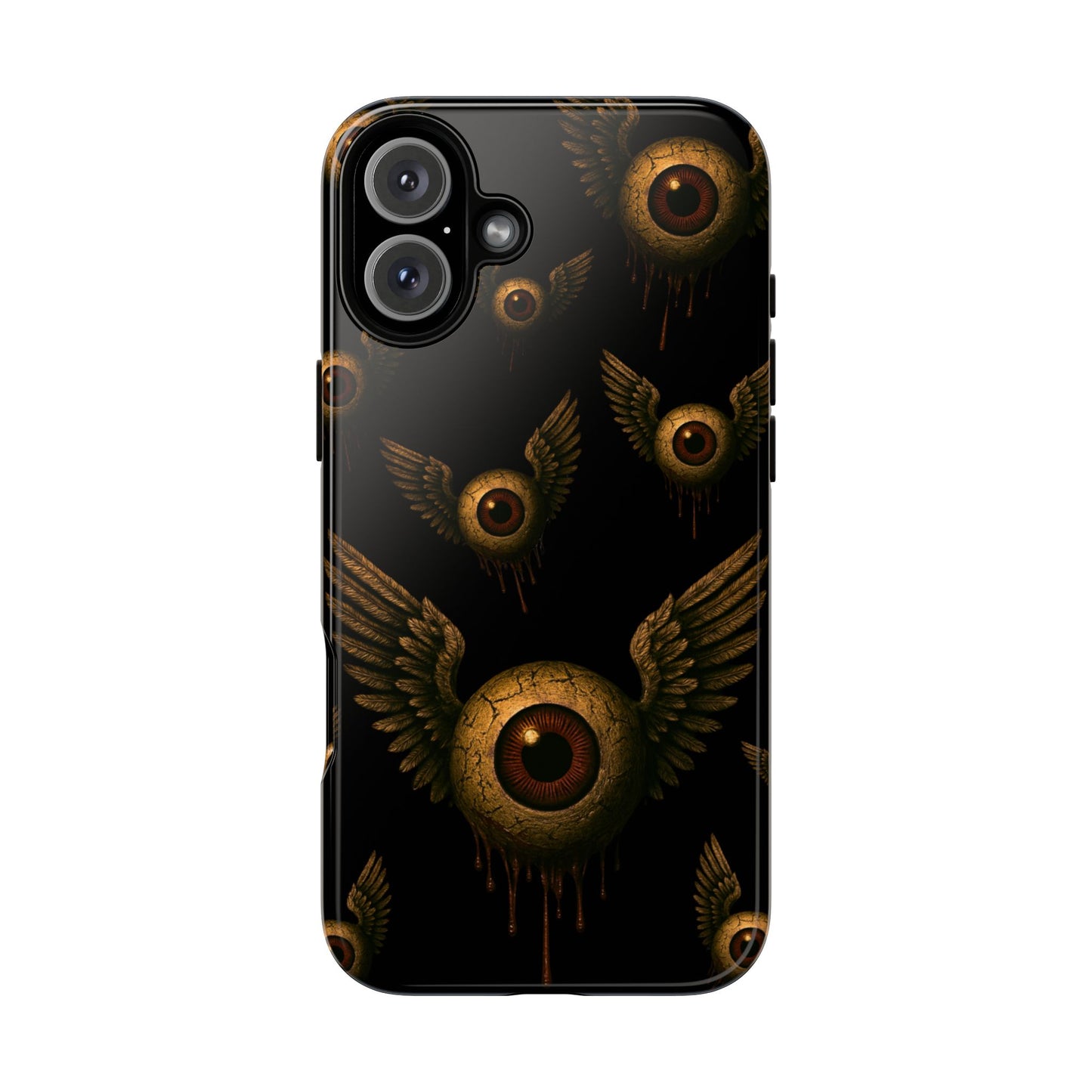 WINGS OF THE WATCHER – Impact-Resistant Tough Phone Case for iPhone, Google, & Samsung | NecroGrip