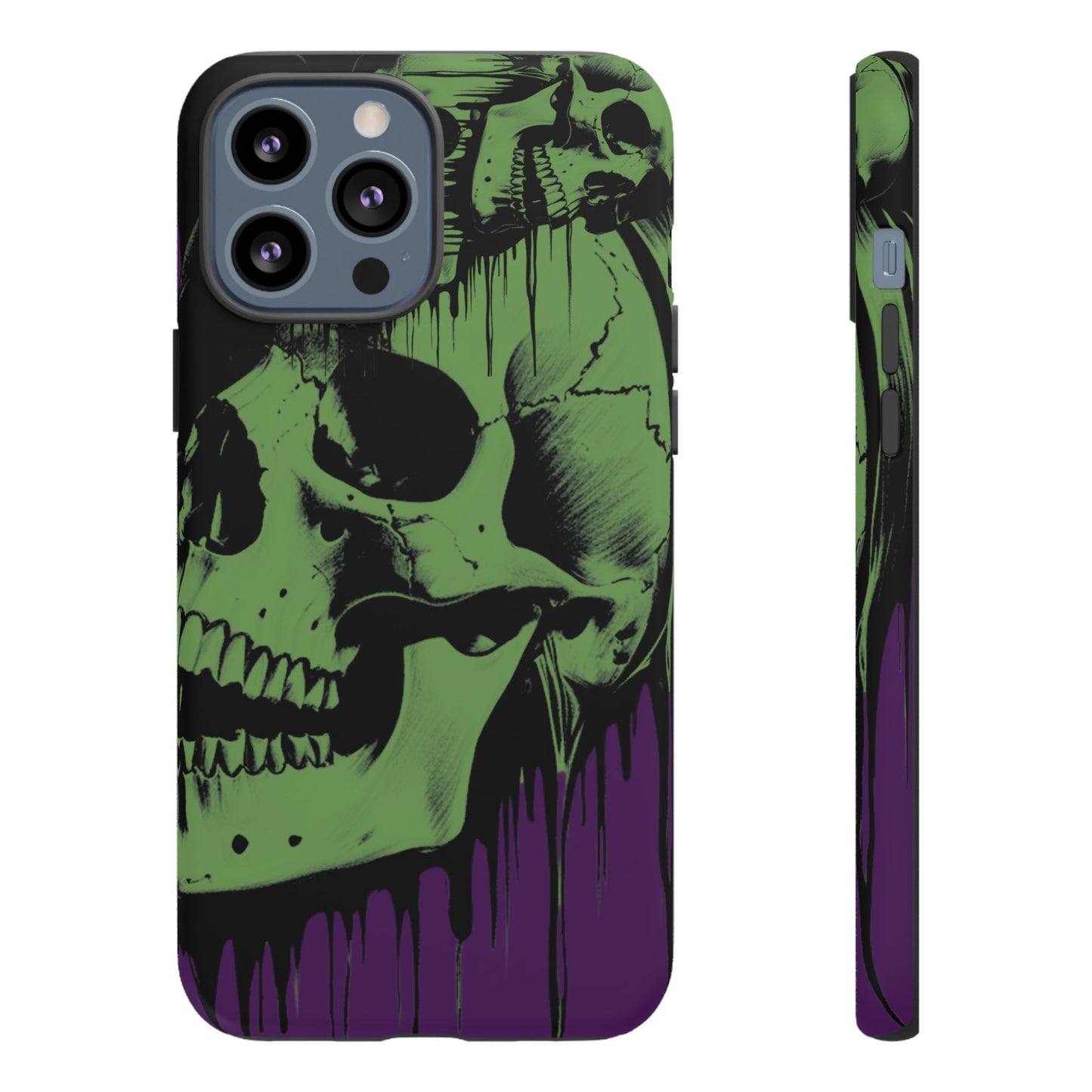 Macabre Skull - Gothic Art Phone Case - NecroGrip