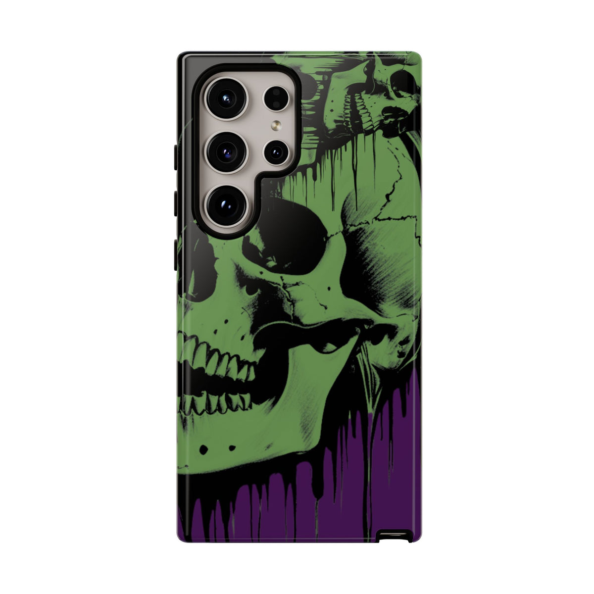 Macabre Skull - Gothic Art Phone Case - NecroGrip