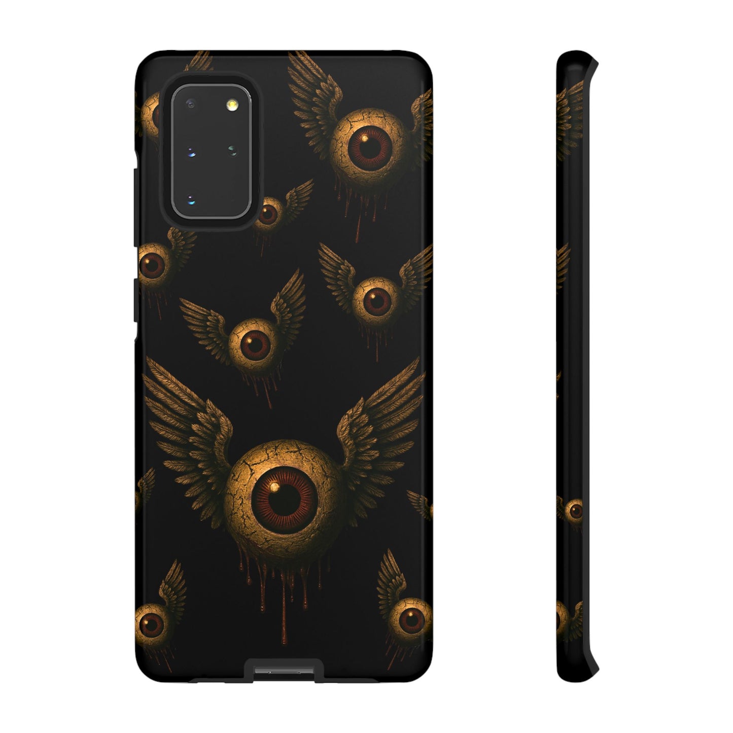 WINGS OF THE WATCHER – Impact-Resistant Tough Phone Case for iPhone, Google, & Samsung | NecroGrip