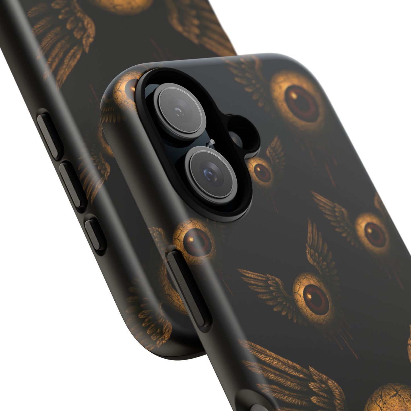 WINGS OF THE WATCHER – Impact-Resistant Tough Phone Case for iPhone, Google, & Samsung | NecroGrip