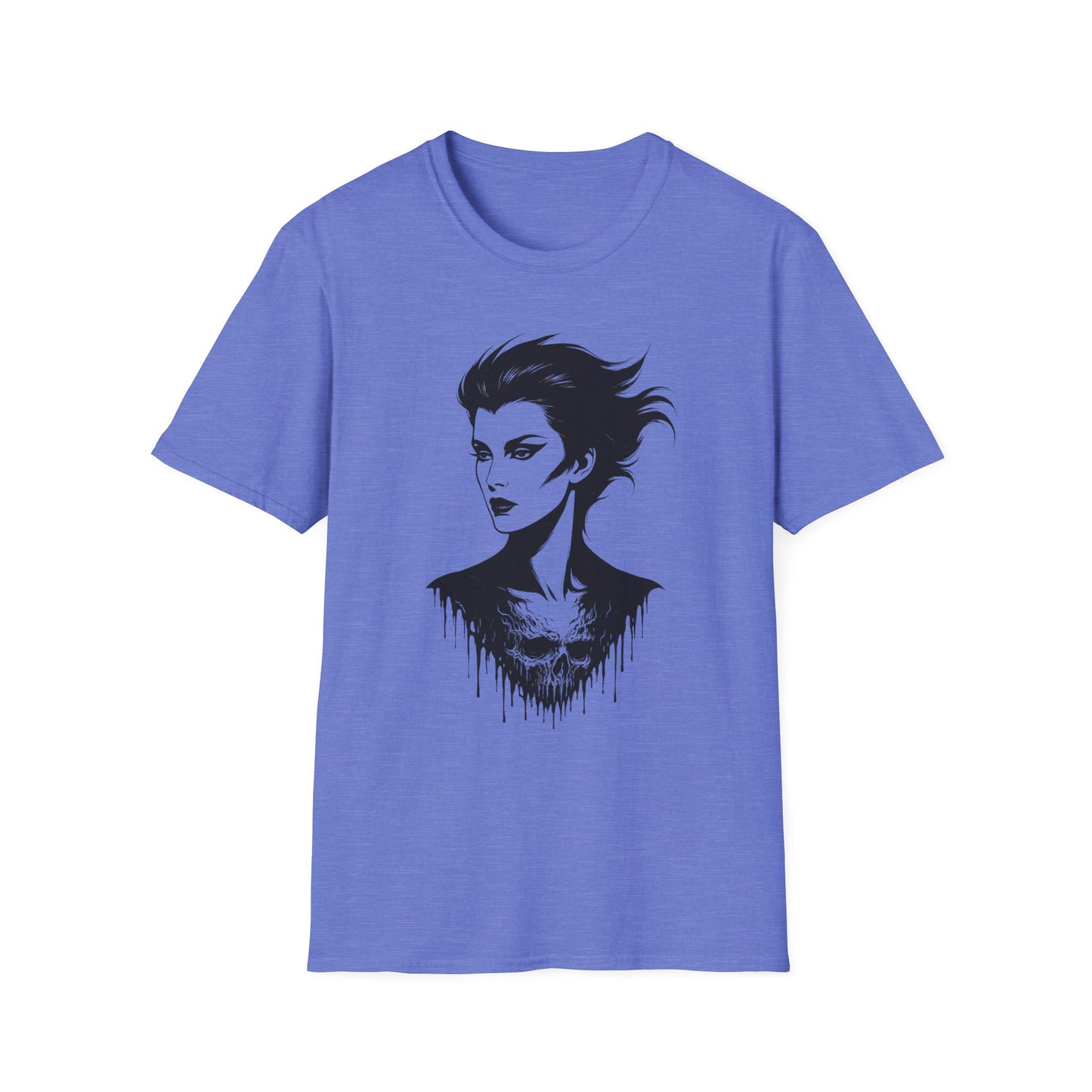 Dead Looks – Gothic Femme Skull Drip T-Shirt - NecroGrip