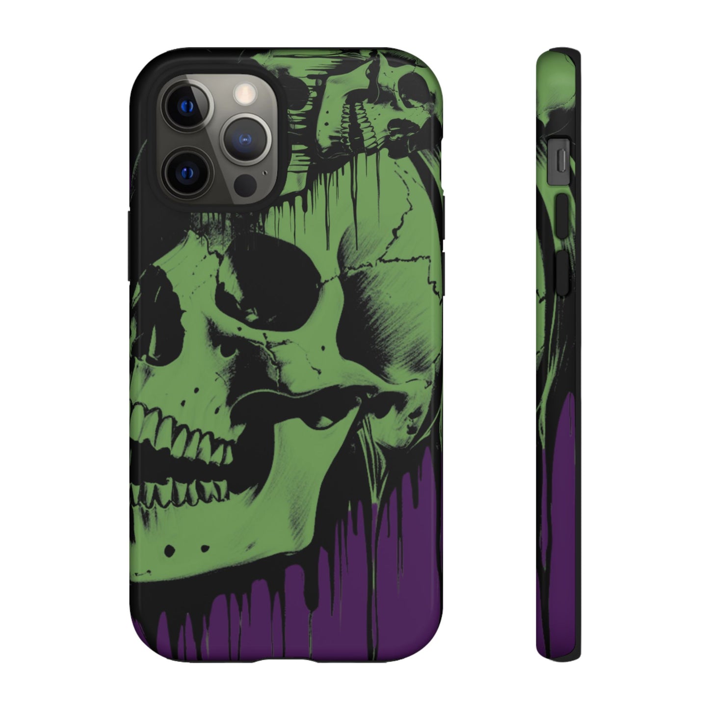 Macabre Skull - Gothic Art Phone Case - NecroGrip