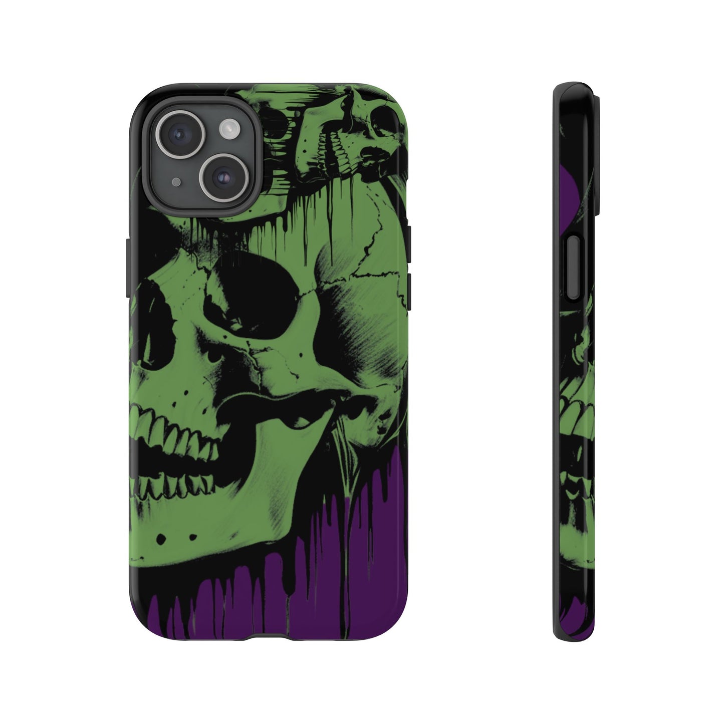 Macabre Skull - Gothic Art Phone Case - NecroGrip