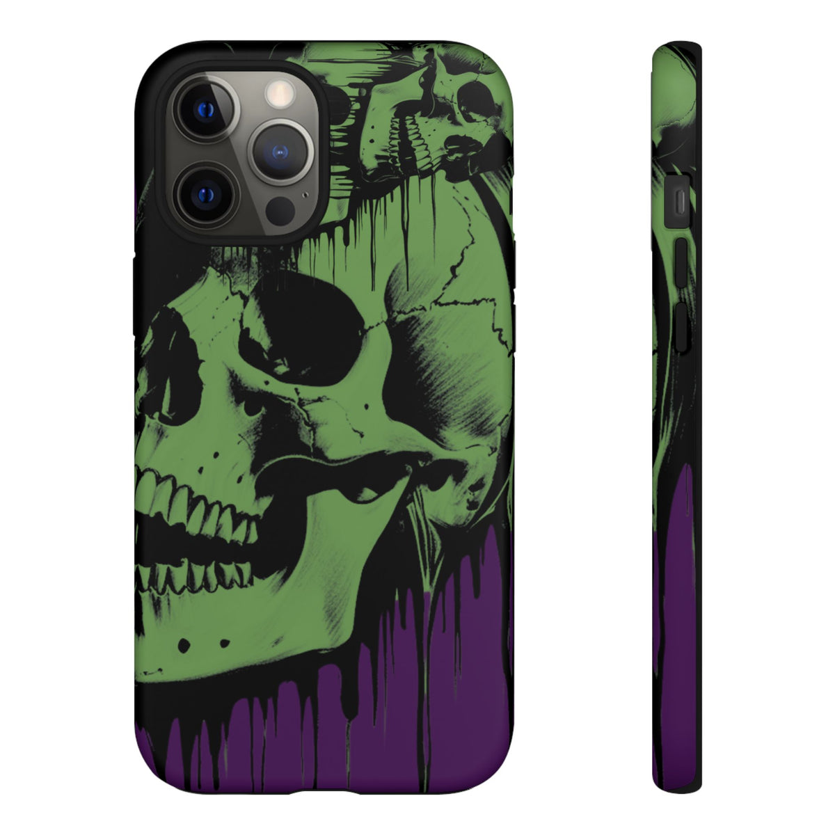 Macabre Skull - Gothic Art Phone Case - NecroGrip