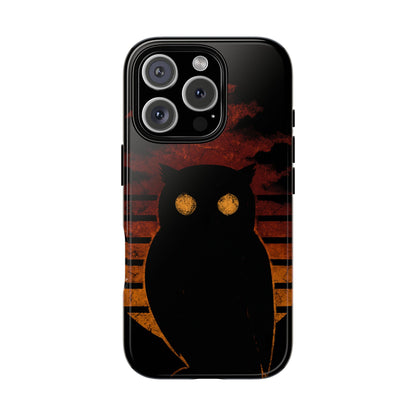 Sunset Surveillance – Impact-Resistant Tough Phone Case for iPhone, Samsung, & Google | NecroGrip