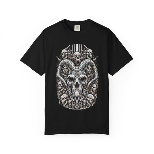 Goat Skull Graphic T-Shirt – NecroGrip Streetwear