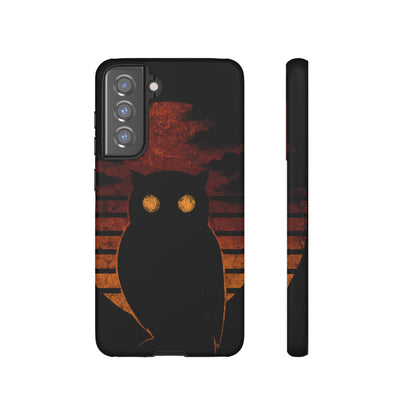 Sunset Surveillance – Impact-Resistant Tough Phone Case for iPhone, Samsung, & Google | NecroGrip