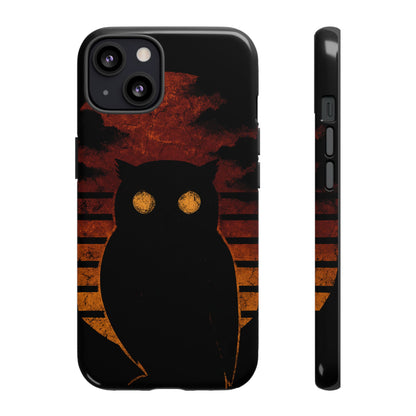 Sunset Surveillance – Impact-Resistant Tough Phone Case for iPhone, Samsung, & Google | NecroGrip