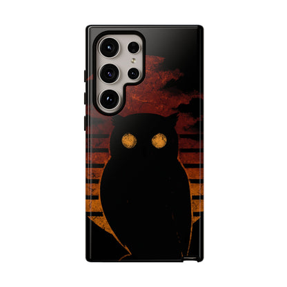 Sunset Surveillance – Impact-Resistant Tough Phone Case for iPhone, Samsung, & Google | NecroGrip