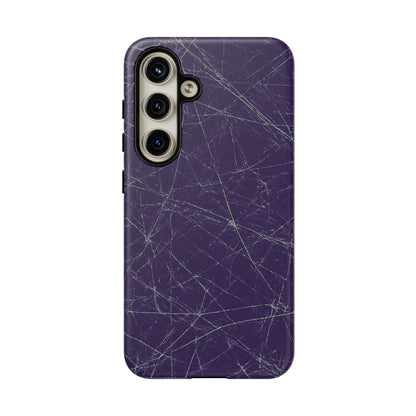 Fragmented impact-resistant phone case with cracked-glass design by NecroGrip.