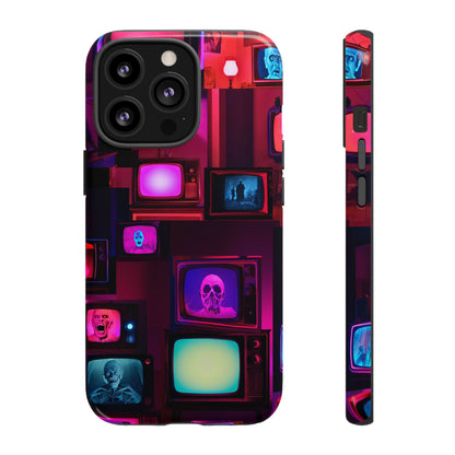Haunted Broadcast – Glowing Television Tough Case - NecroGrip 