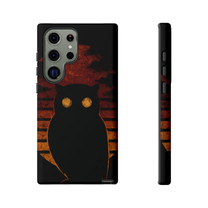 Sunset Surveillance – Impact-Resistant Tough Phone Case for iPhone, Samsung, & Google | NecroGrip
