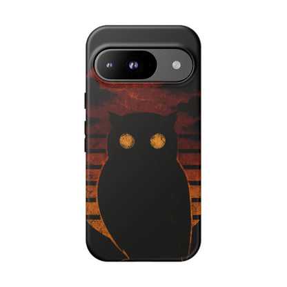Sunset Surveillance – Impact-Resistant Tough Phone Case for iPhone, Samsung, & Google | NecroGrip
