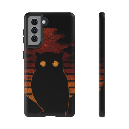 Sunset Surveillance – Impact-Resistant Tough Phone Case for iPhone, Samsung, & Google | NecroGrip