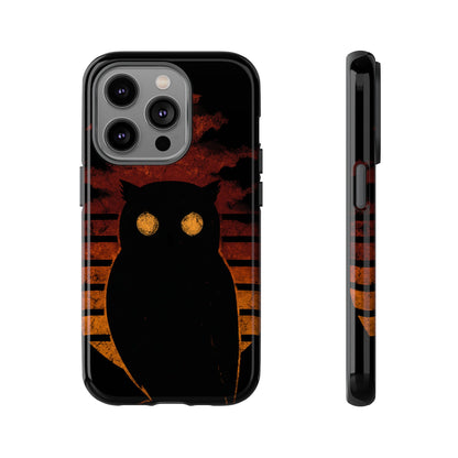 Sunset Surveillance – Impact-Resistant Tough Phone Case for iPhone, Samsung, & Google | NecroGrip