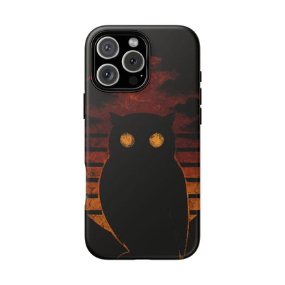 Sunset Surveillance – Impact-Resistant Tough Phone Case for iPhone, Samsung, & Google | NecroGrip
