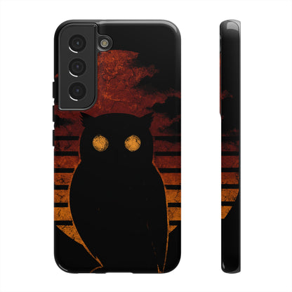 Sunset Surveillance – Impact-Resistant Tough Phone Case for iPhone, Samsung, & Google | NecroGrip