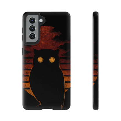 Sunset Surveillance – Impact-Resistant Tough Phone Case for iPhone, Samsung, & Google | NecroGrip