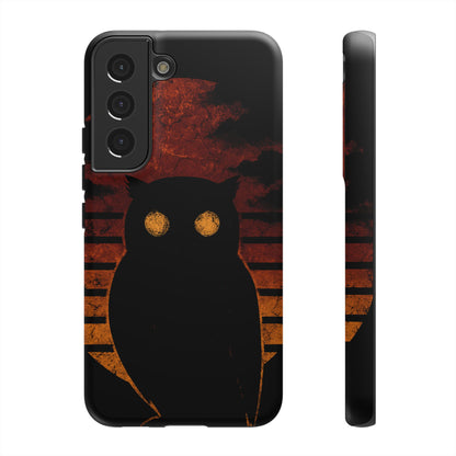 Sunset Surveillance – Impact-Resistant Tough Phone Case for iPhone, Samsung, & Google | NecroGrip