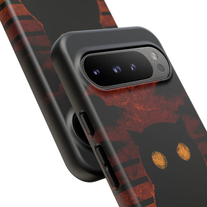 Sunset Surveillance – Impact-Resistant Tough Phone Case for iPhone, Samsung, & Google | NecroGrip