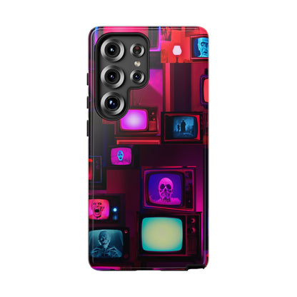 Haunted Broadcast – Glowing Television Tough Case - NecroGrip 