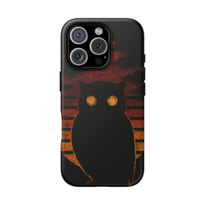 Sunset Surveillance – Impact-Resistant Tough Phone Case for iPhone, Samsung, & Google | NecroGrip