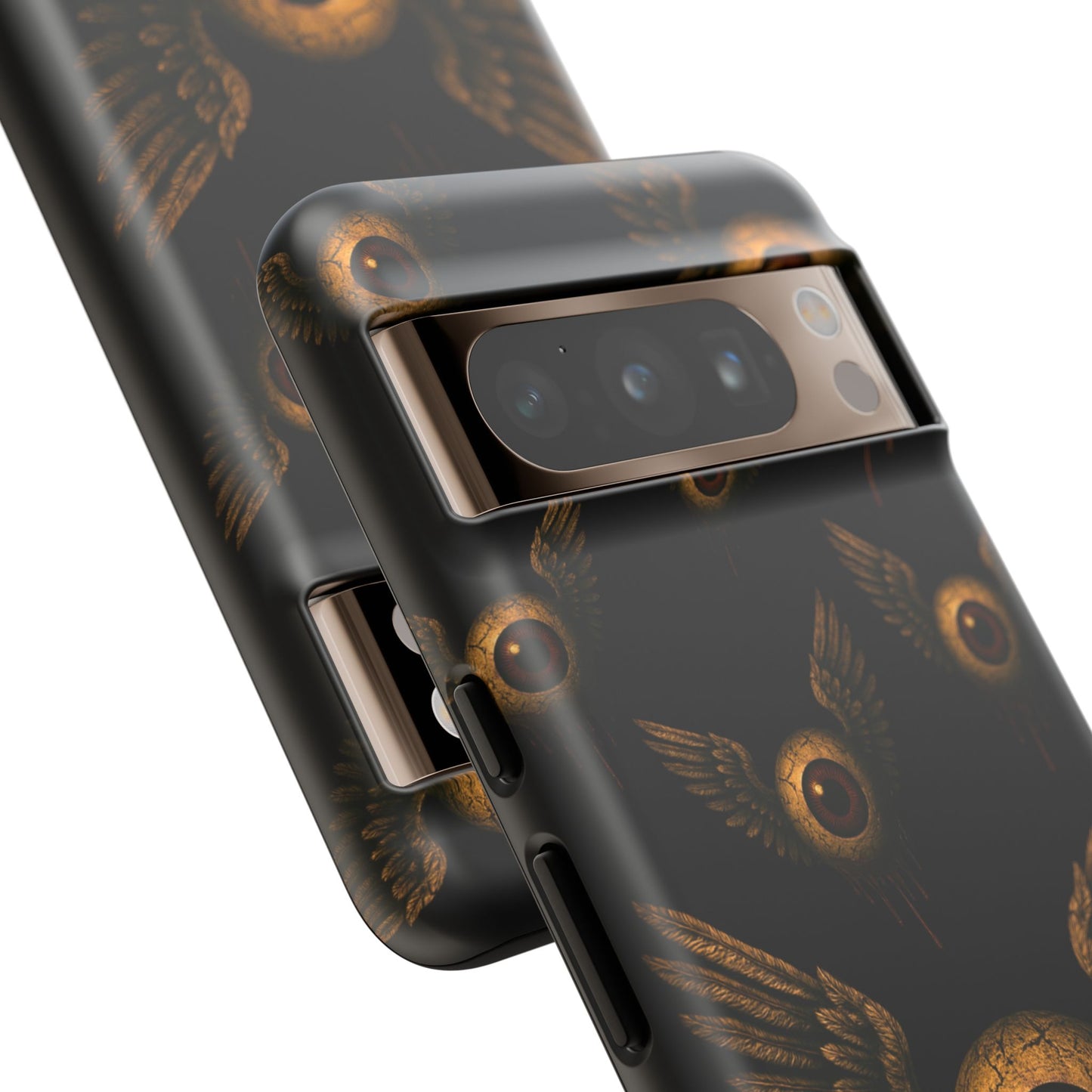 WINGS OF THE WATCHER – Impact-Resistant Tough Phone Case for iPhone, Google, & Samsung | NecroGrip